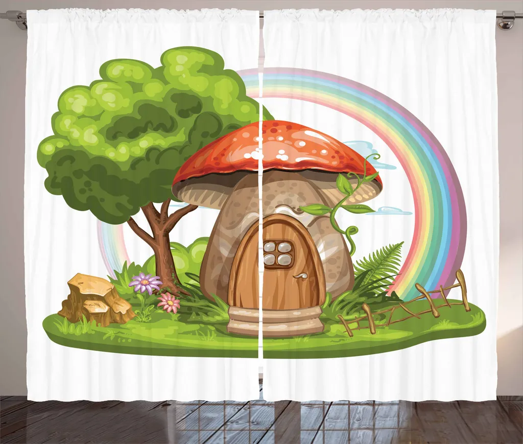 ABAKUHAUS Tenda Rustica Magic World - Tenda Camera Letto 280x175 cm