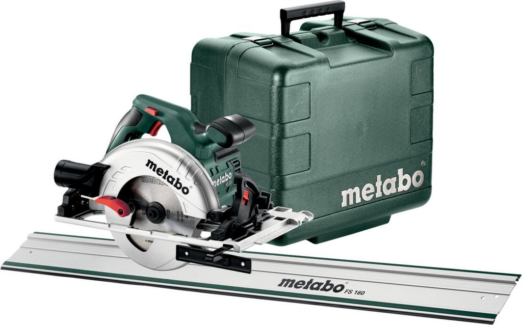 Metabo KS 55 FS SET, Blau, Grün, Rot, Edelstahl, 16 cm, Produktbild 
