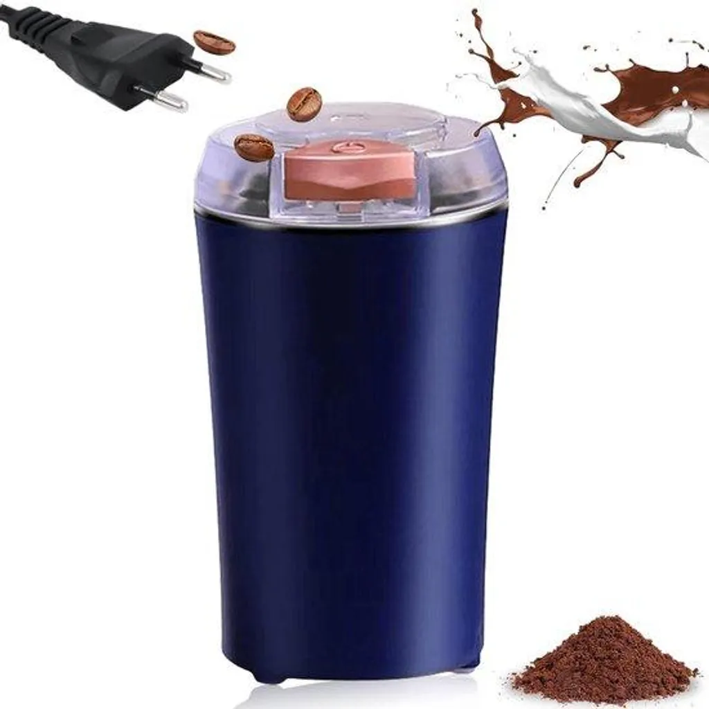 Moulin à café électrique inox 240W 100g : fini le café moulu sans goût