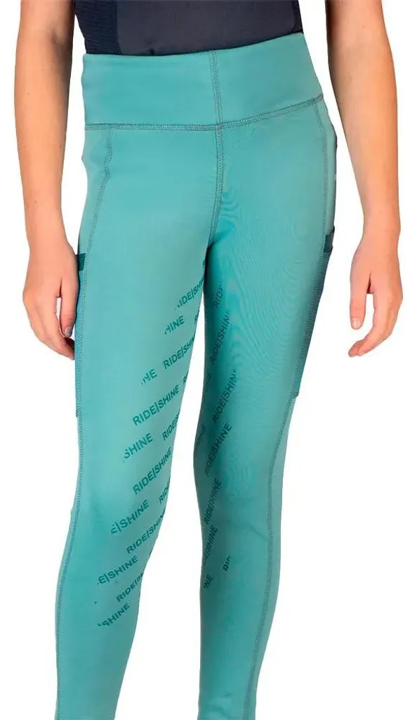 Leggings Équitation Fille Vert 10 ans Mitsu - Fini l'Inconfort en Selle !
