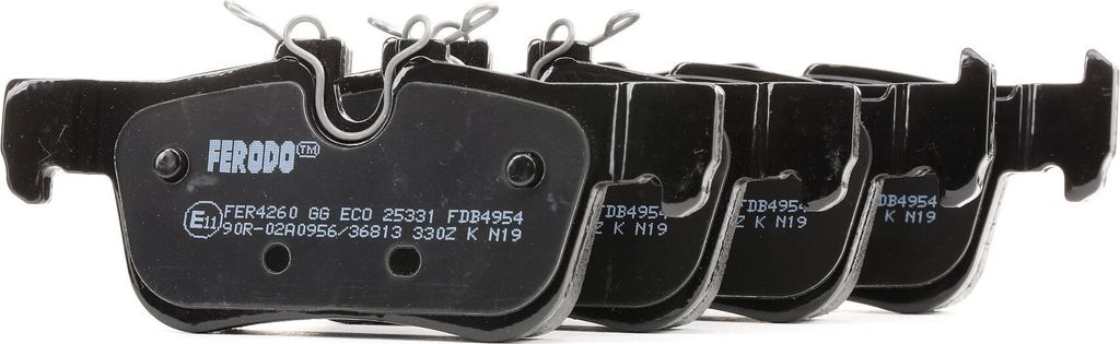 Bremsbelagsatz, Scheibenbremse FERODO FDB4954