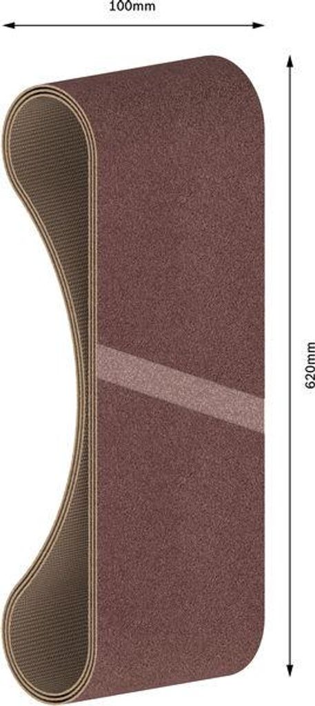 PRO X440 Schleifband, 100 x 620 mm, G80, 3-tlg.