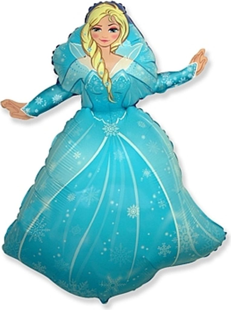 Balon Foliowy Księżniczka Elsa - Kraina Lodu, 90 cm Zdjęcie produktu 