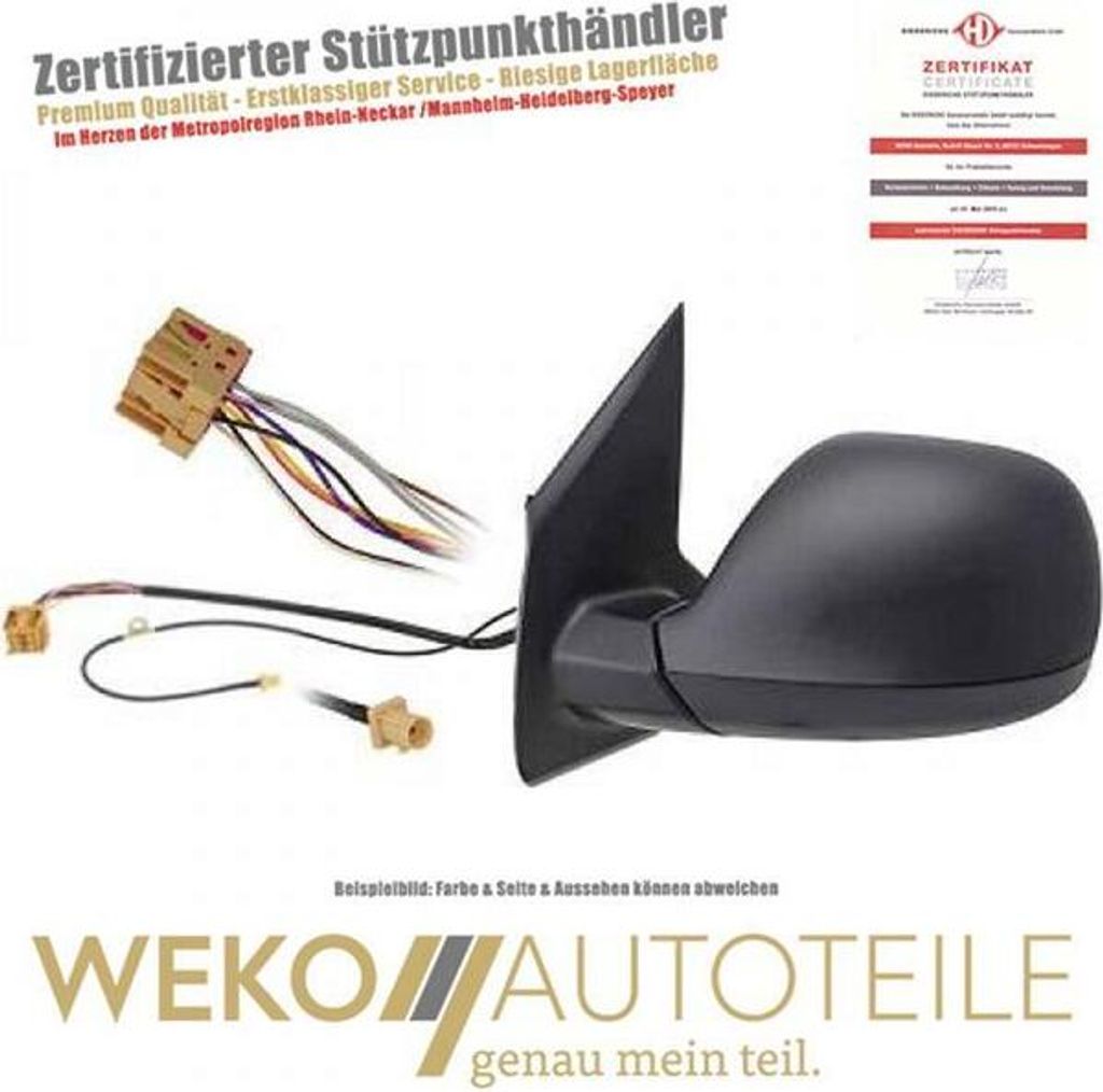 Außenspiegel links DIEDERICHS 2274225 für VW
