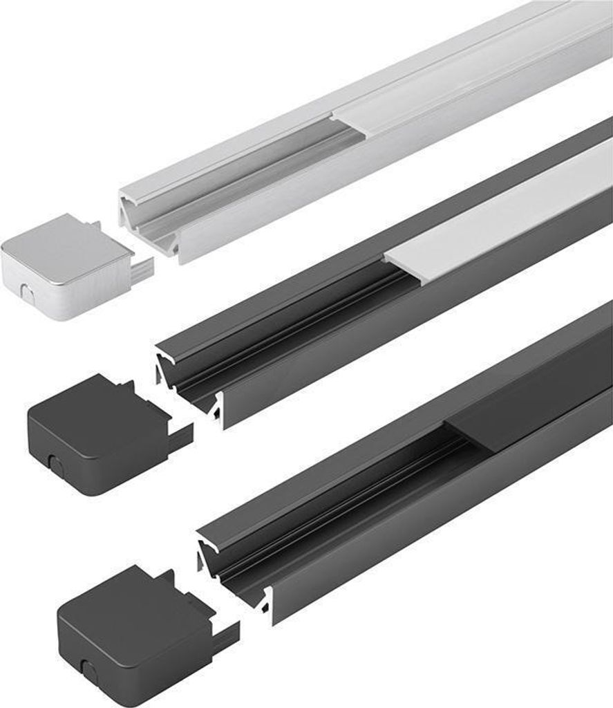 Format LED ChannelLine G1 blackdark L=2000 Profil *H5587507*