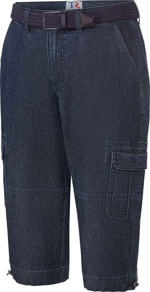 Tom Ramsey Herren Capri-Jeans mit Gürtel, 7 geräumige Taschen