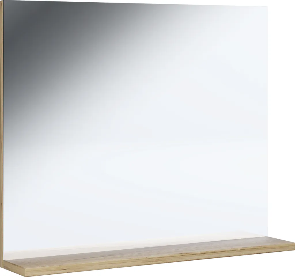 Specchio per mobili da bagno Landos Rovere bianco / miele 0
