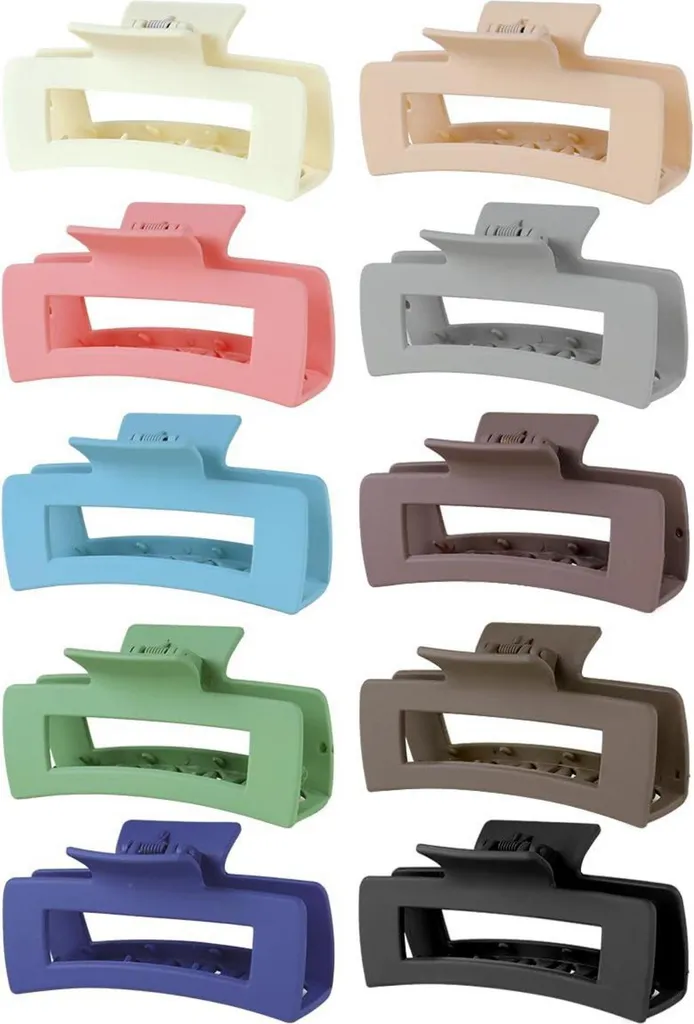 Pince à Cheveux de Grande Taille 10 pcs Accessoires Bijoux de Mode