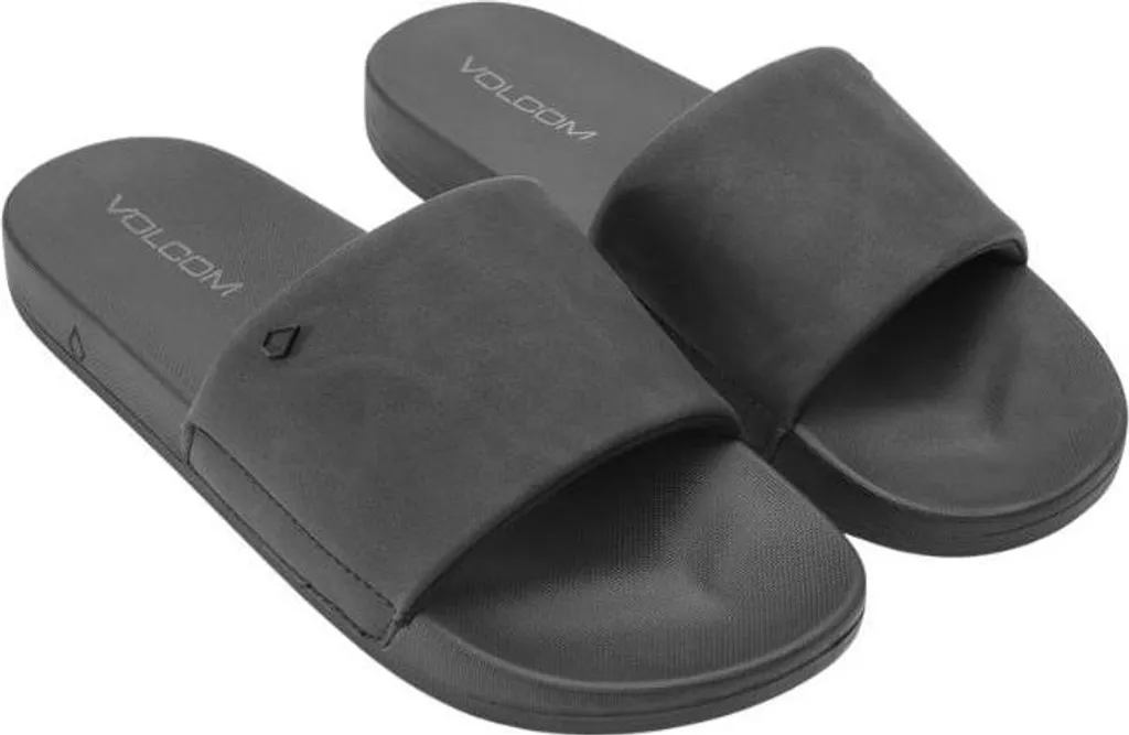 Volcom Volcation Slide Noir 37 - Semelle Ergonomique et Look Streetwear