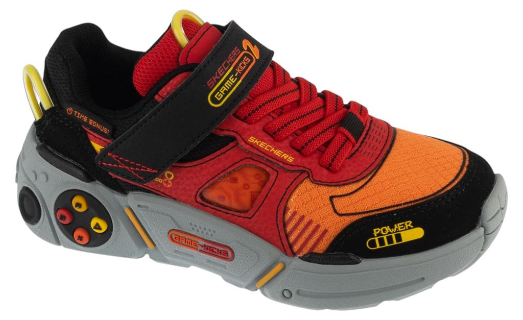 Skechers Gametronix 2.0 402270L-BKRD, Sneaker, für Jungen, Schwarz, Größe: 27