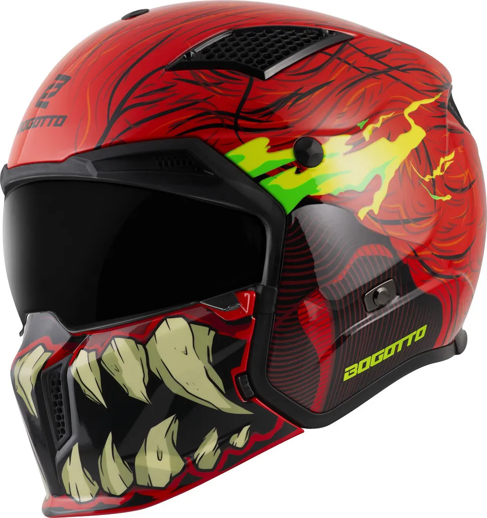Casque Bogotto Radic Bestia 22.06 XS Protection Maximale et Confort