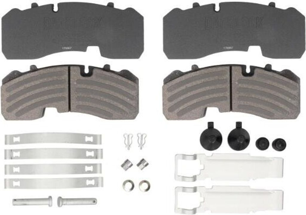 DANBLOCK Bremsbeläge Satz Hinten Bremsklötze DB 2916582 Produktbild 