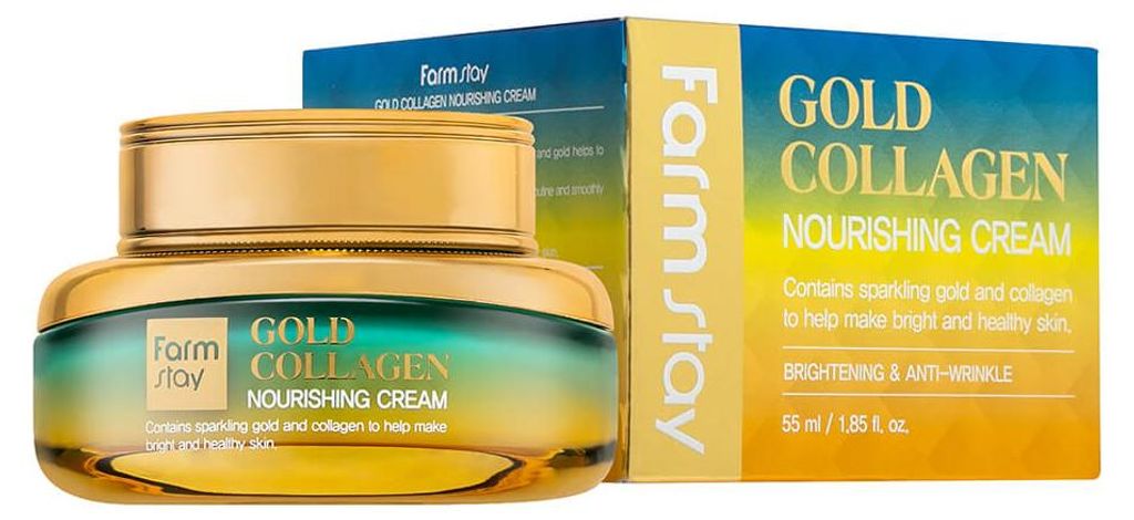 FARMSTAY Gold Collagen Nourishing Cream 55 ml - crème Image du produit 