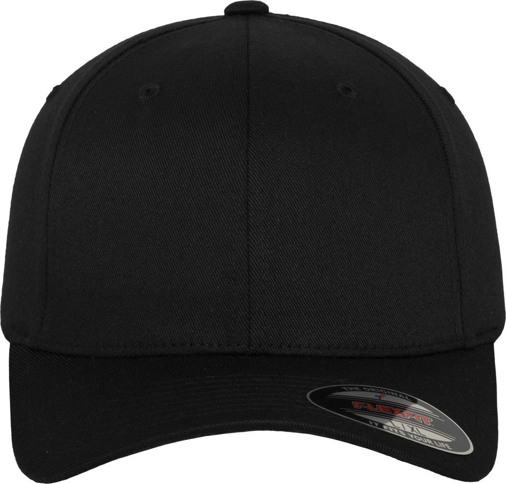Flexfit - Wooly Combet 6277 Black Mütze Cap Schwarz Mono Produktbild 8