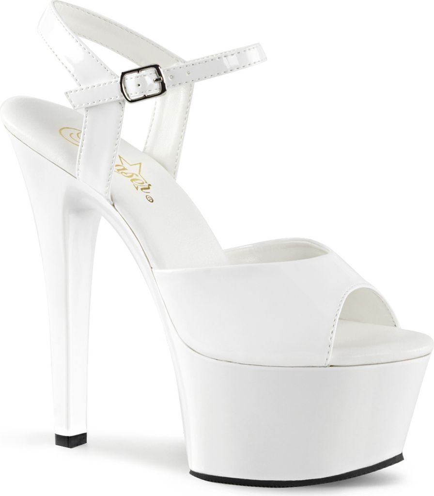 ASPIRE-609 Damen Sandale von Pleaser, Weiß  , EU 35, US 5 Produktbild 