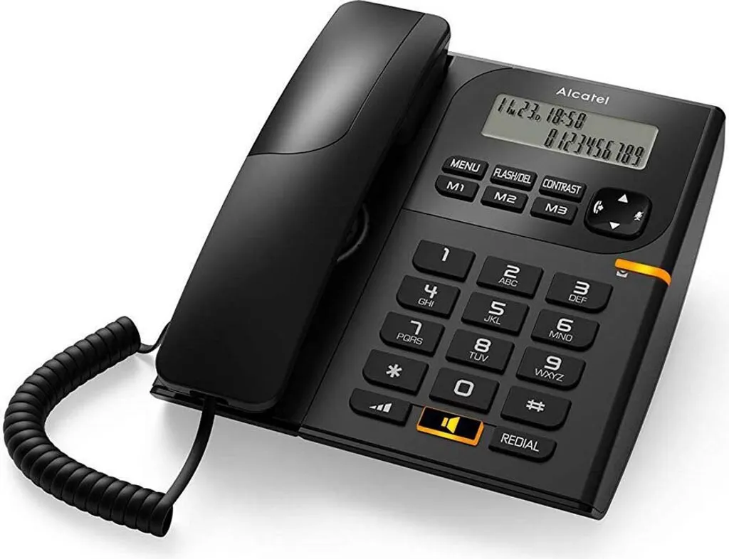 Alcatel Atl1423600 Téléphone fixe Noir One Size avec Prise EU Standard