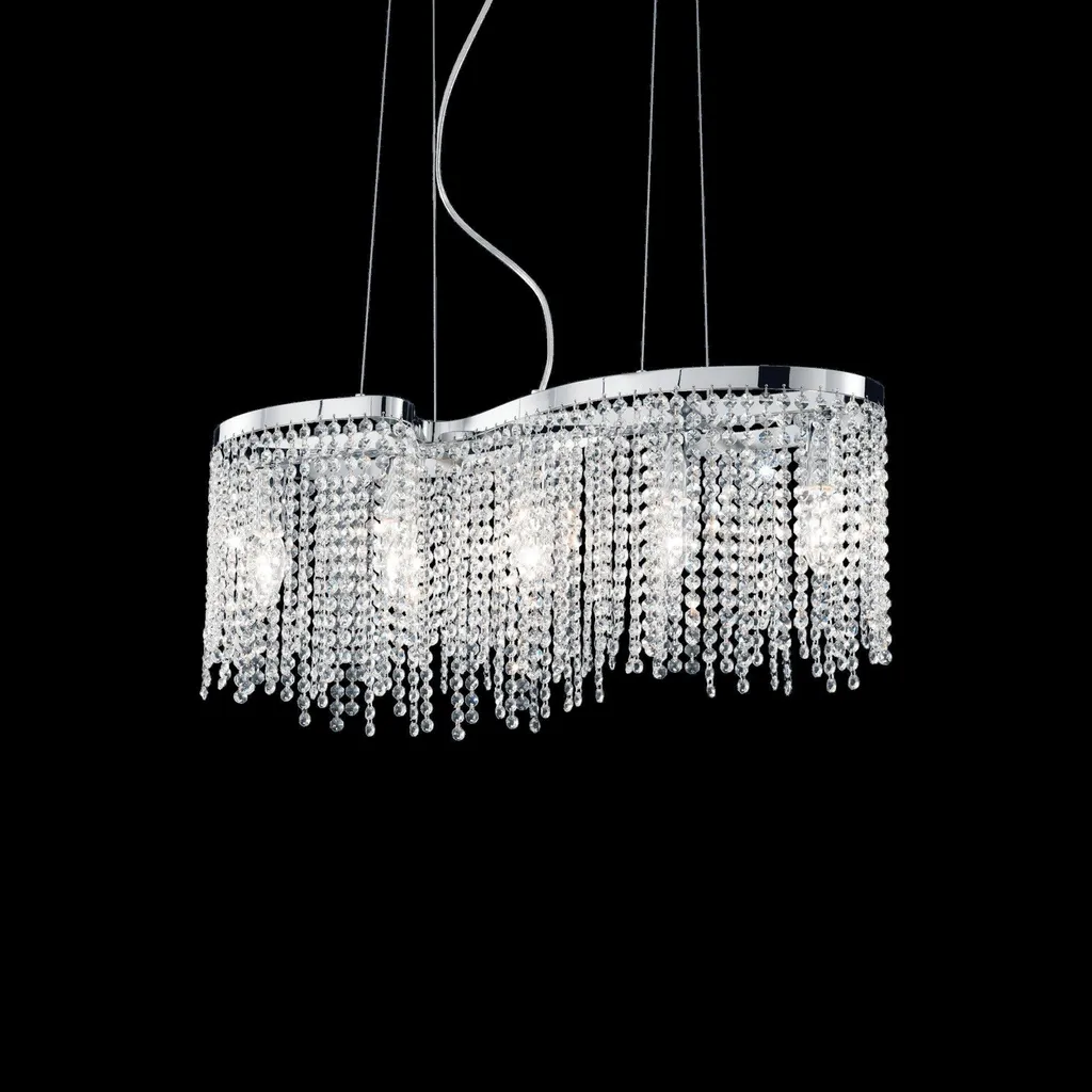 Suspension Métal Argent Antino - Finition Chromée et Design Épuré - 2