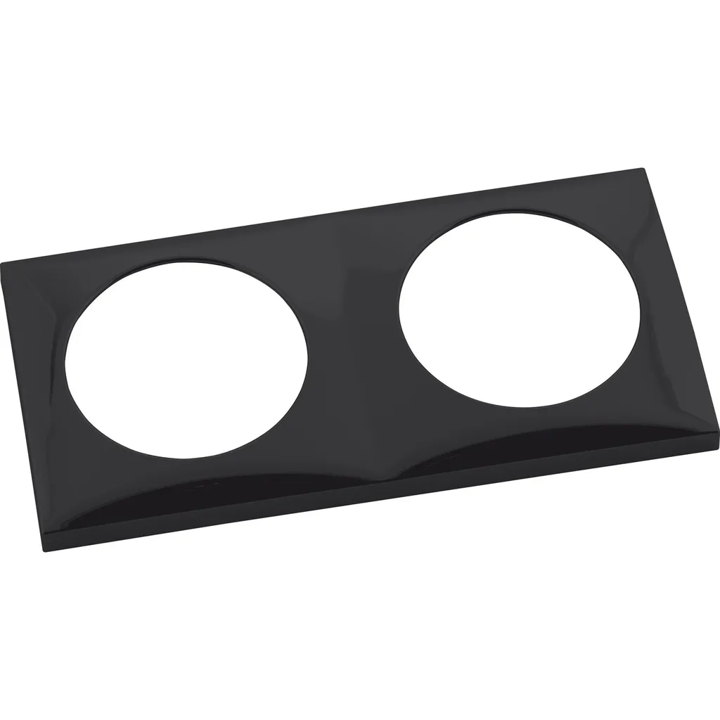 Cadre Double Berker Integro Flow Noir pour Van, Bateau et Maison 10A