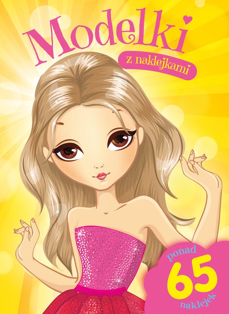 Modelki z naklejkami - Opracowanie Zbiorowe (Bücher mit Aufklebern für Kinder auf Polnisch)