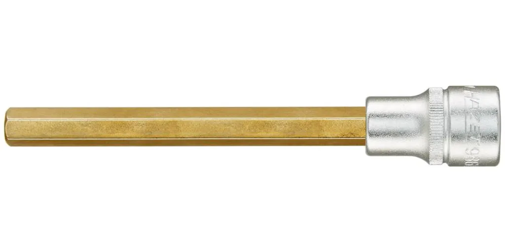 Bussola 10mm Hazet 986LG-10 per Viti Esagonali - Serie Extra Lunga
