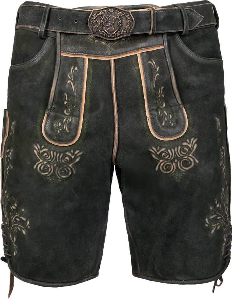 Edelnice Kurze Wildbock Lederhose Friedl 60