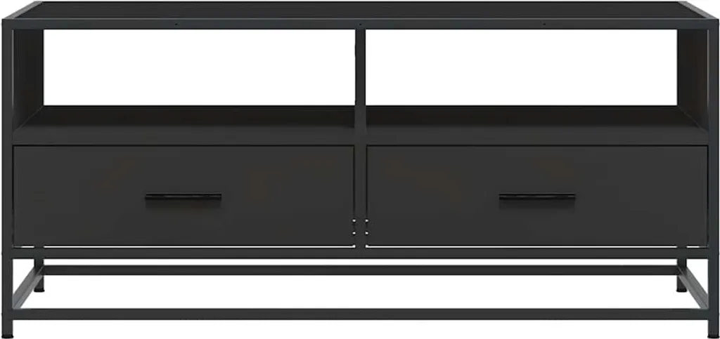 Tavolino Industrial Nero 100x50x45 Best Möbel Cloris - Qualità e Prezzo - 5