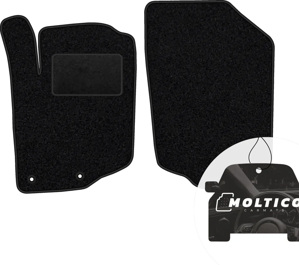 Tappetini Peugeot 207 CC 2007-2012 | Velours Nero Premium su Misura