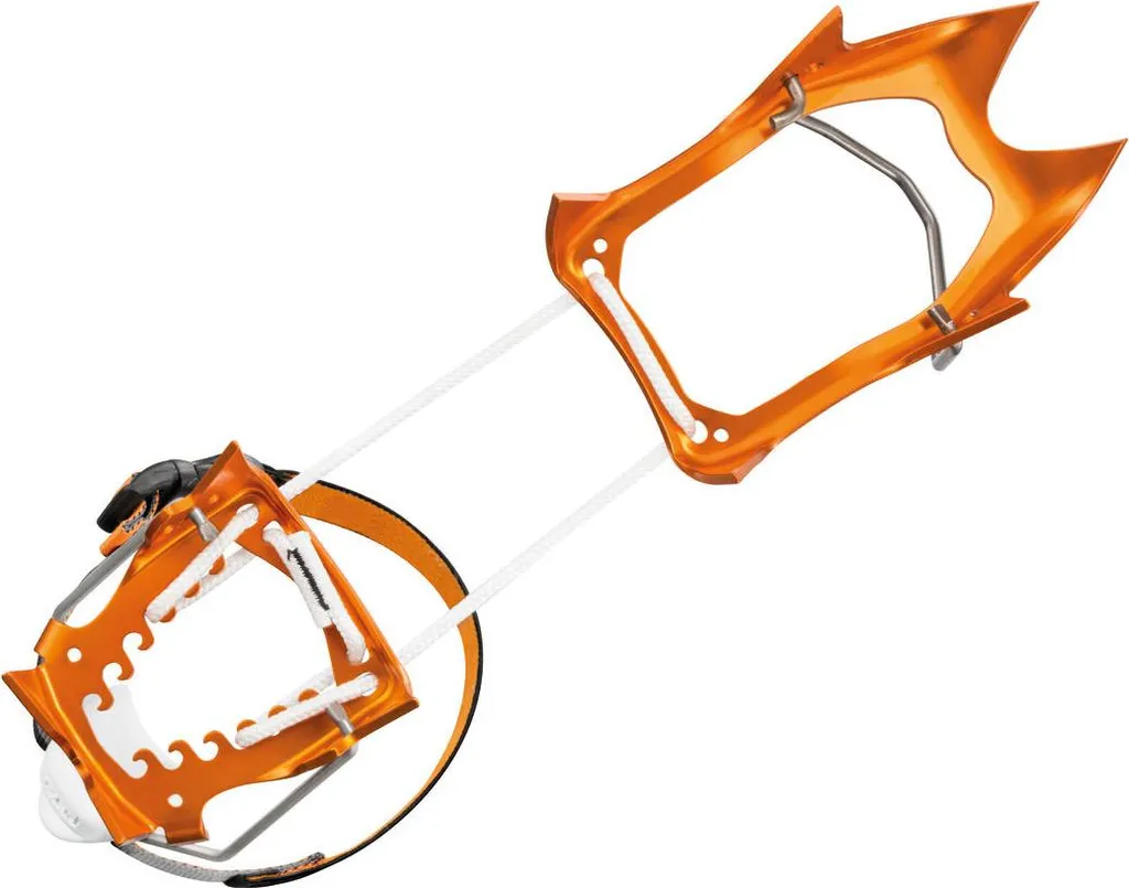 Petzl Leopard FL Crampons d'Alpinisme Ultra-Légers Orange Taille Unique
