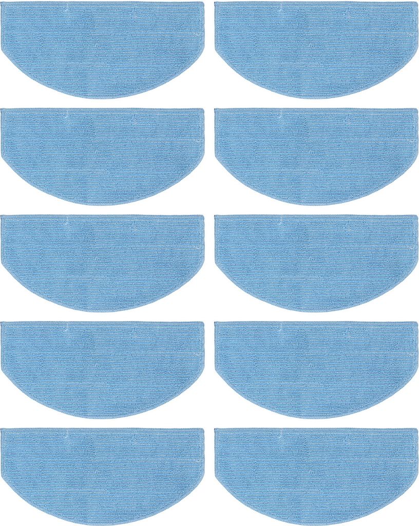10PCS Roboter Staubsauger Mopp Tücher Ultra Feine Faser Tuch Wischen Pad Ersatz Zubehör für Tikom G8000 G8000 Pro für Laresar Evol 3