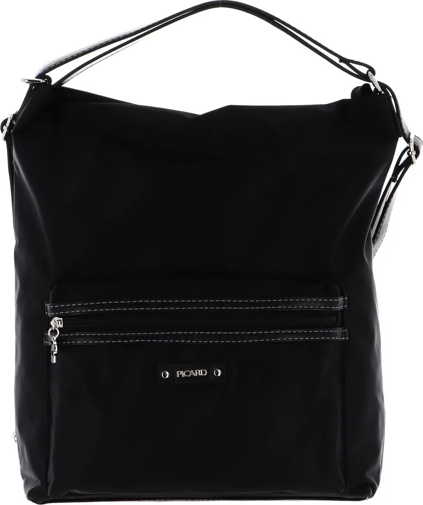 Sac à dos Femme Picard Sonja Noir en Cuir Vegan Souple et Bandoulière