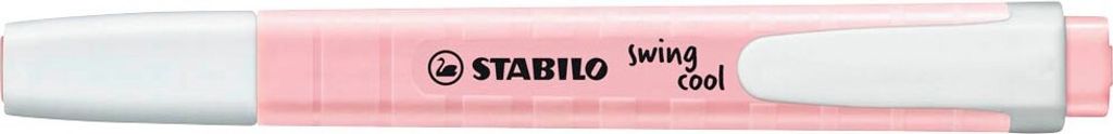 STABILO swing cool Pastel, 1 kusov, Ružová, Hrot dláta, Obrázok produktu 