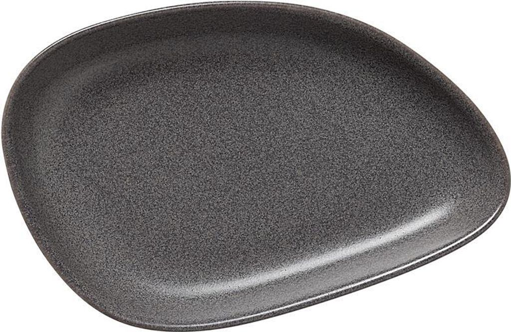 6x Mini-Schale / Dipschale Steinzeug ROCKZZERO Organic Stone Grey / dunkelgrau