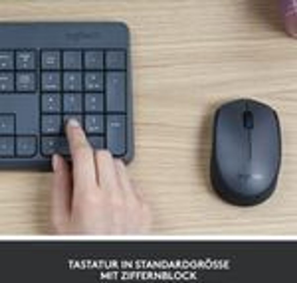 Logitech MK235 - Zestaw klawiatura i mysz - bezprzewodowy Zdjęcie produktu 25