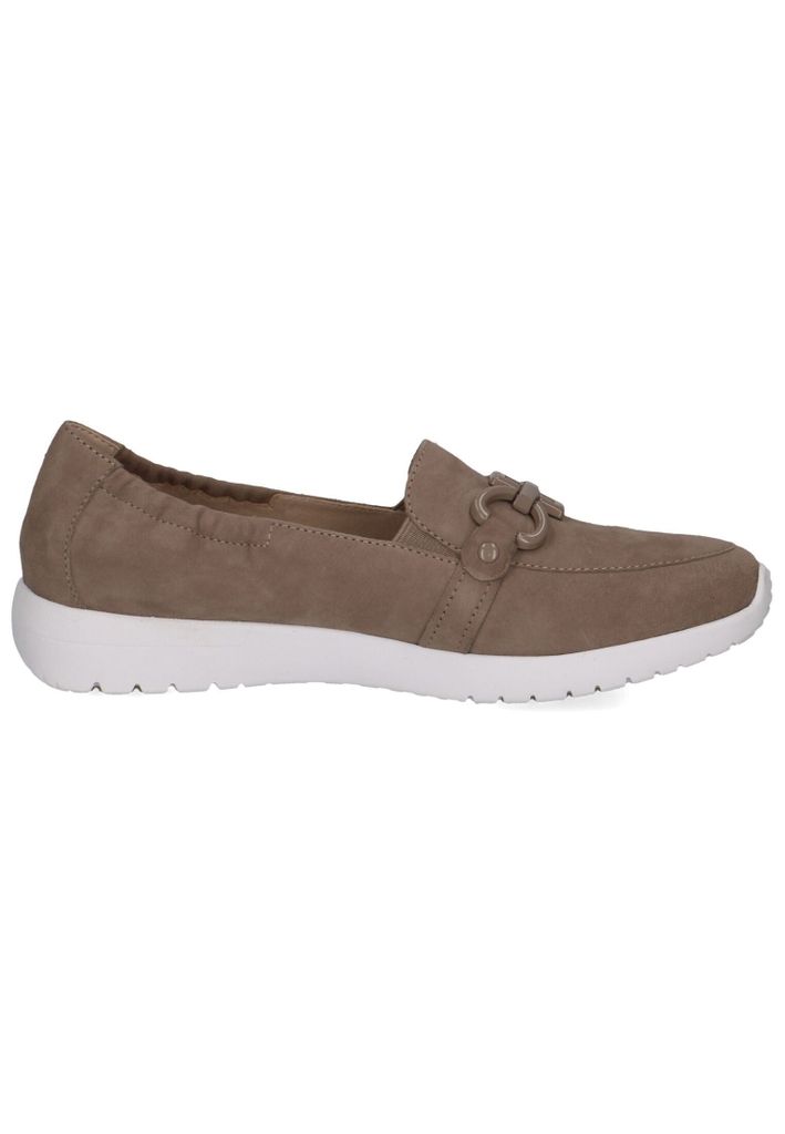 Caprice Damen Slipper Zierspange Wechselfußbett Leder 9-24708-42, Größe:38 EU, Farbe:Braun