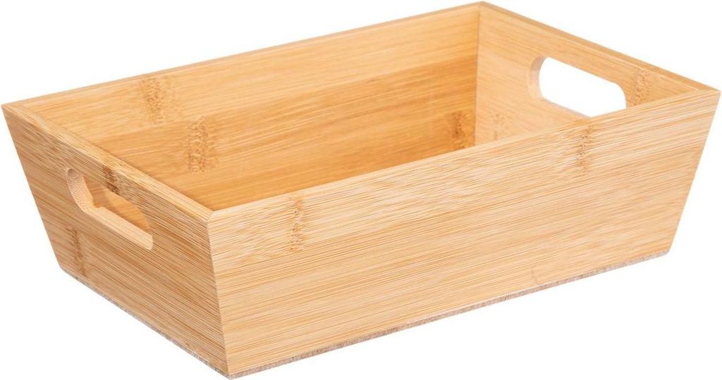 5 five simply smart - Korb rechteckig eckig 23x16cm bambus