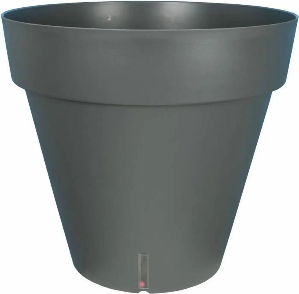 Pot de Fleurs Gris Antichoc en Polypropylène Rond - Gamme Riss Pro