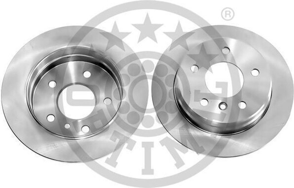 2x OPTIMAL Bremsscheibe BS-7810C hinten passend für MERCEDES-BENZ VANEO (414)