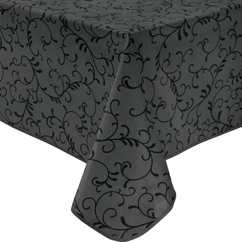 Erwin Müller Tischdecke Essen" graphit 130x200 cm"