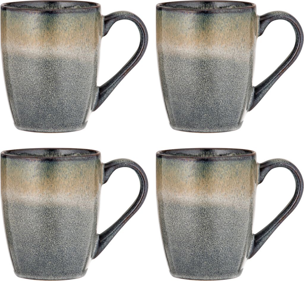 ladelle Fusion mokka Mug 4er Set 10,5cm