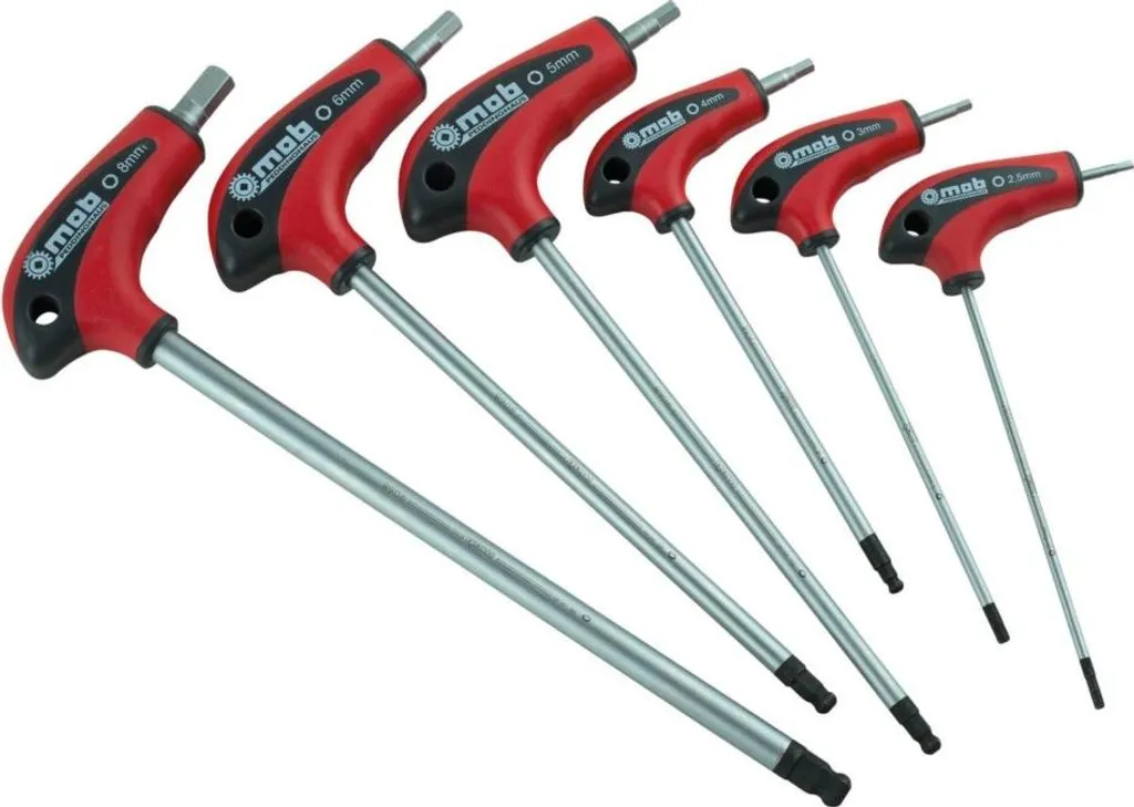 Set 6 Chiavi a T Peddinghaus Nertech 9068006101 - Acciaio Premium