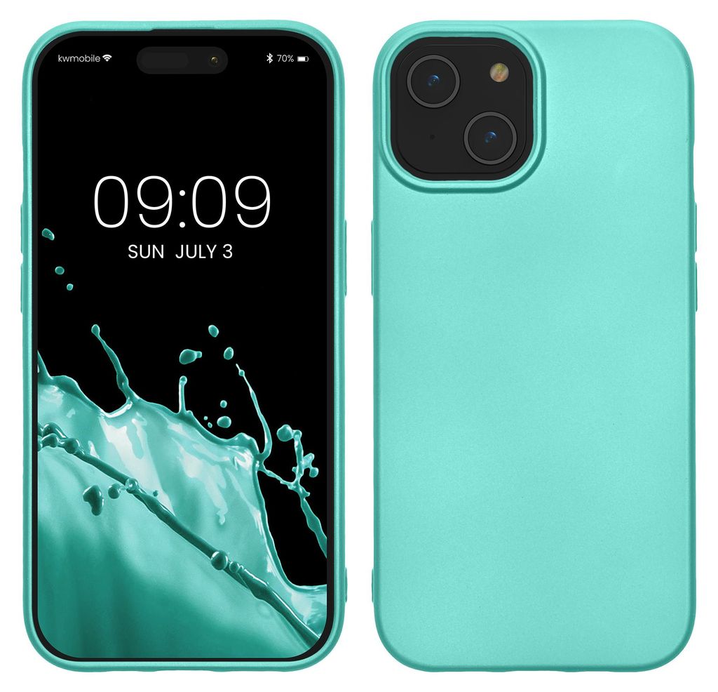kwmobile Handyhülle für Apple iPhone 15 Hülle - Silikon Produktbild 