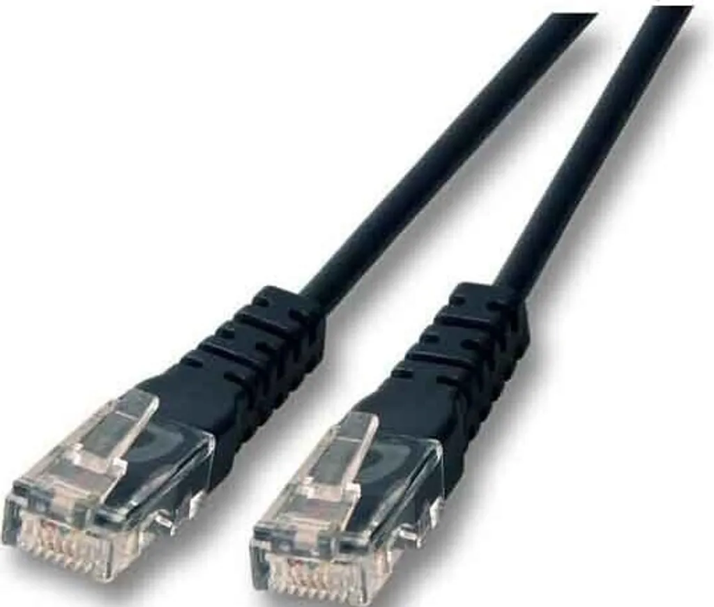 Cavo RJ45 8/4 Nero 0,5m Stampato - Ricambio Originale Sistemi Modulari