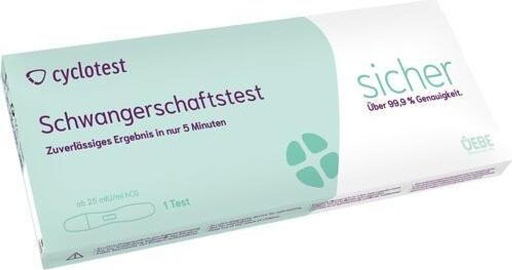 CYCLOTEST Schwangerschaftstest 25 mlU/ml Urin