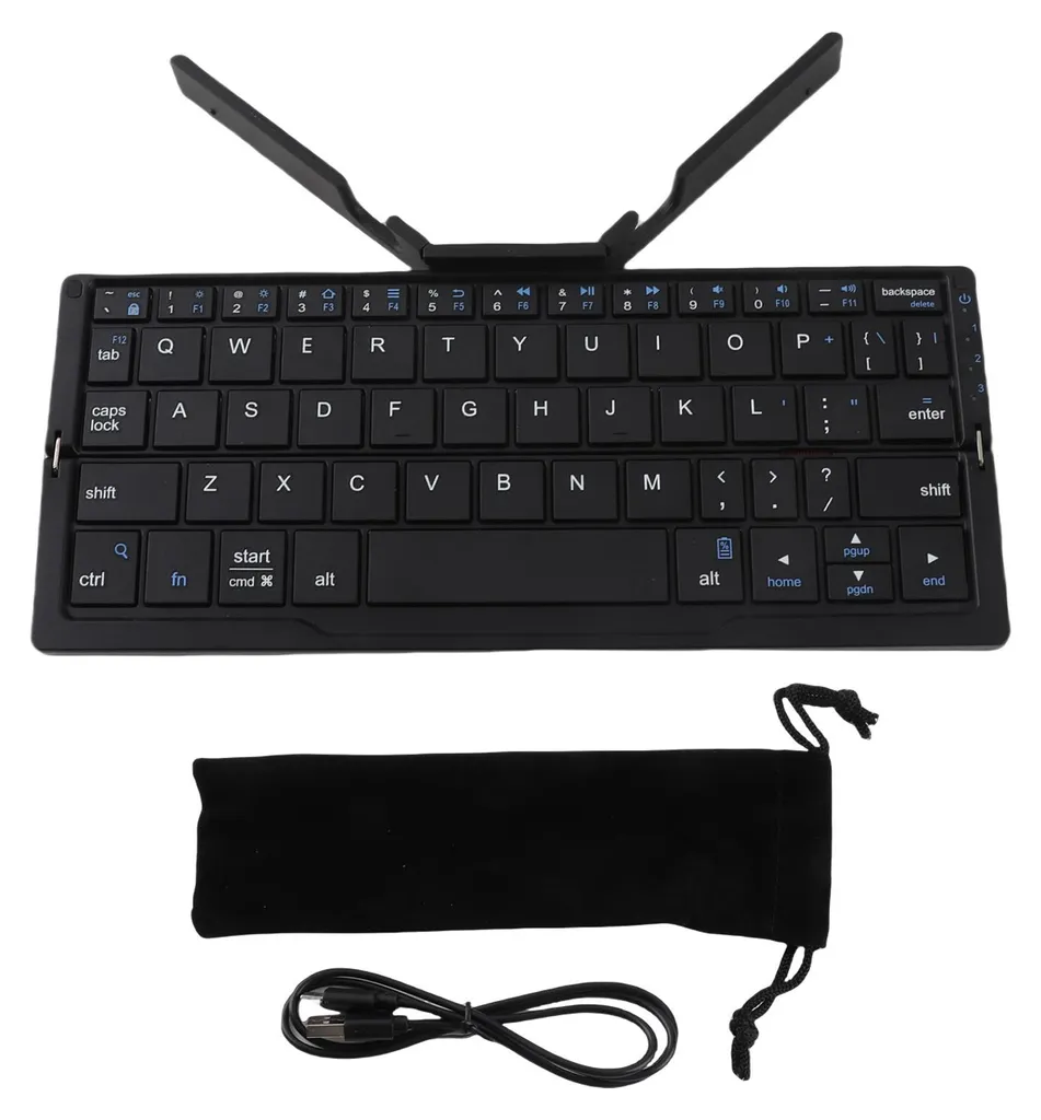 Clavier de Voyage Bluetooth Pliable pour Travailler Partout sur Mobile