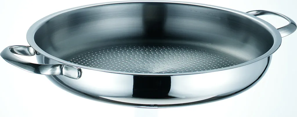 Schulte-Ufer 6951-24i Padella Romana i 24cm - Acciaio Inox Professionale