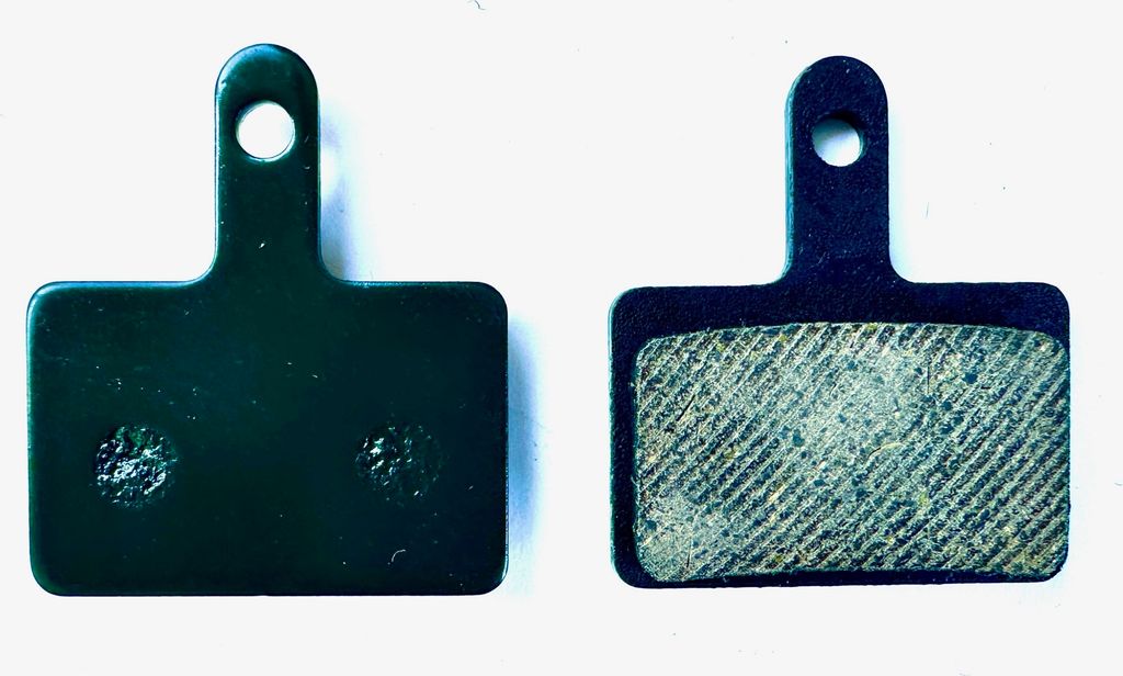 Bremsbeläge für Scheibenbremsen, grün
