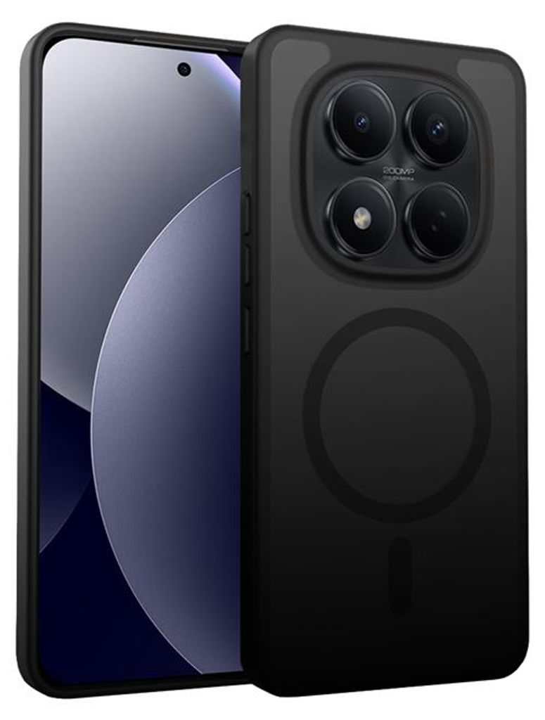 Crong CRGHMMRDN15PBLK, Cover, Xiaomi, Xiaomi Redmi Note 15 Pro, 17,4 cm (6.83"), Schwarz, Durchscheinend