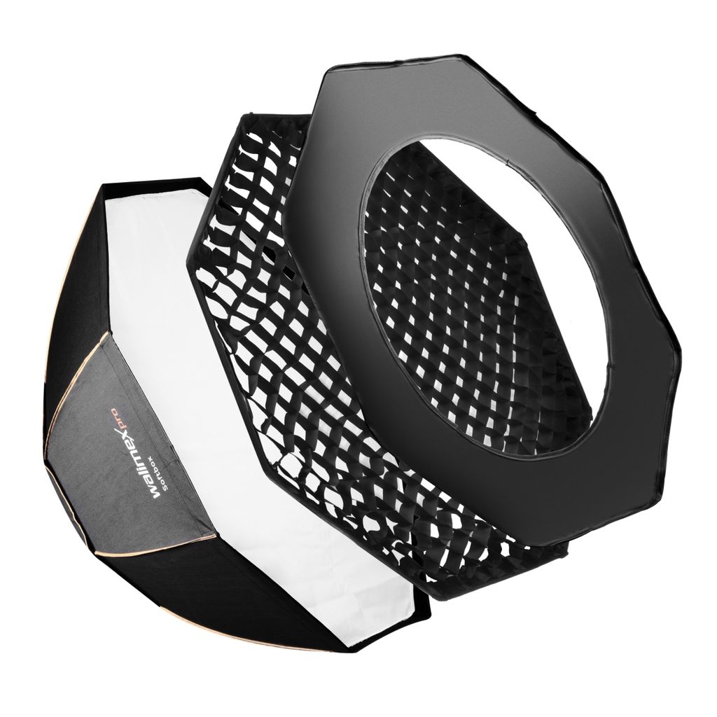 Walimex pro Octagon Softbox Plus Orange Line 120 cm - 900 x Produktbild 