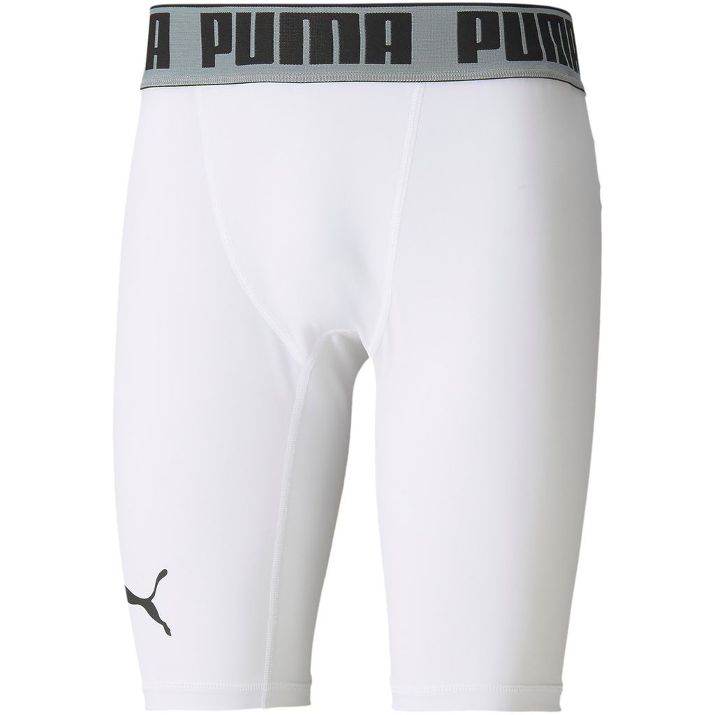 Puma Basketball Compression Shorts Herren weiß Gr XXL