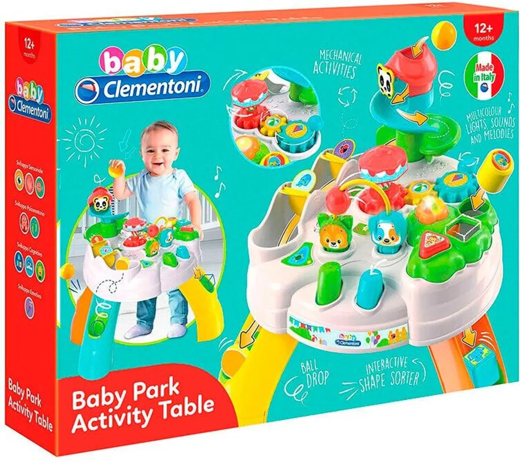 Clementoni Baby Table d'activités interactive et table d'éveil premier âge - 15